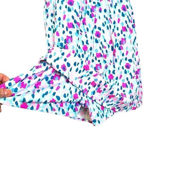 Lilly Pulitzer Multi Hottie Dottie Sleeveless Tie Back Gianni Skort Romper XS - Picture 4 of 6